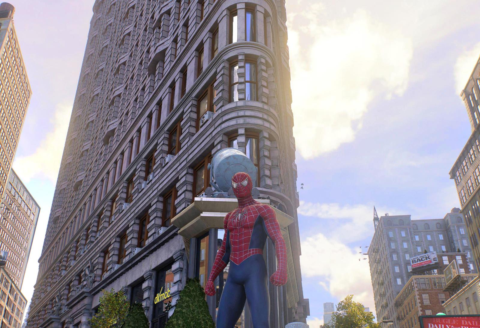 Spider-Man at the Flatiron Building